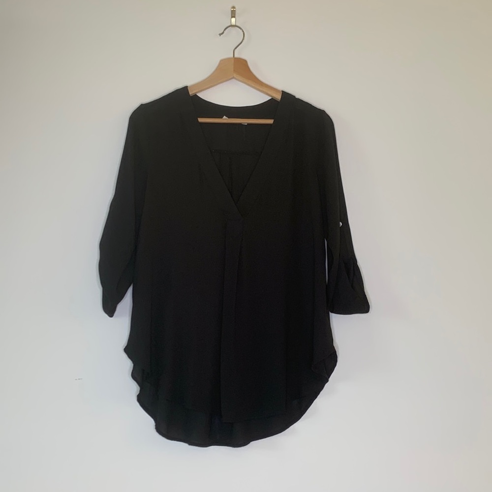 Black flowy blouse by Lush